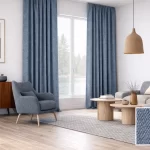 Shadow Fall Dim Out Ocean Blue